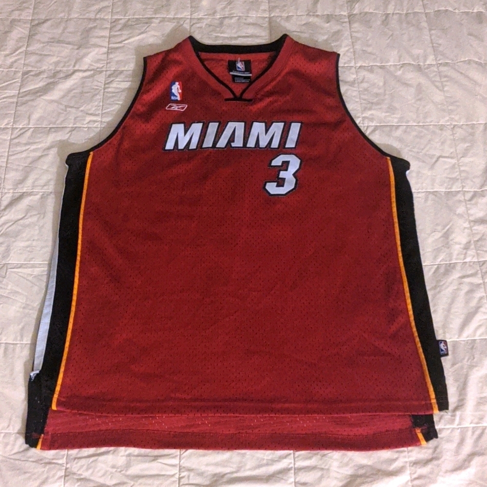 Dwayne Wade Miami Heat #3 NBA Reebok jersey